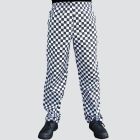 Dennys unisex check chefs trousers