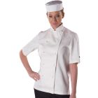 Classic Polycotton White Short Sleeve Chefs Jacket
