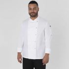 DD08AFDEL -white chef jacket long sleeve