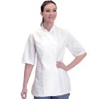 Dennys Ladies Fitted Chef Jacket with Short sleeves