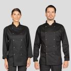 DD70C, Dennys Long Sleeve Jacket in Black