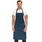 Le Chef Prep Statement Denim Bib Apron (no Halter)