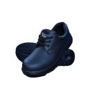 Comfort Grip Black Leather Safety Shoes