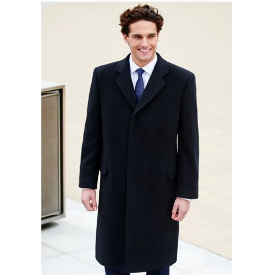 brook taverner single breasted wool and cashmere bond overcoat