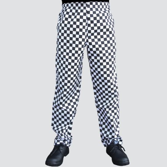 Chef Trousers Professional Chefs Pants Unisex Black And White Check Trousers 