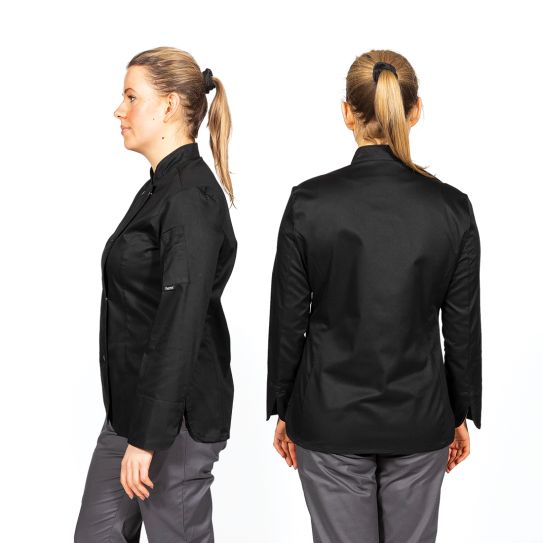 Women's chef coats fitted on sale