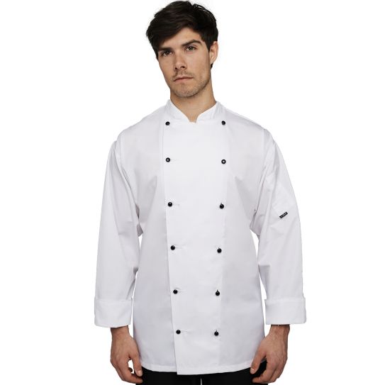 Le Chef Laundry Tough long life executive jacket with long sleeves