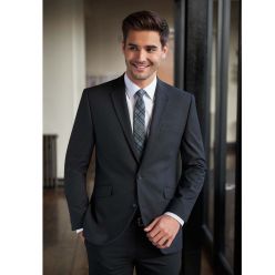 Dijon Tailored Fit Jacket in Charcoal 3833