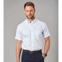 Tucson Men's Short Sleeve Shirt in White 4051