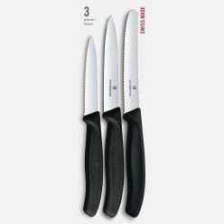Victorinox Black Paring Knife Set, 3PCS