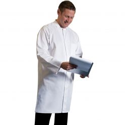 da70 - extra small unisex food coat in white