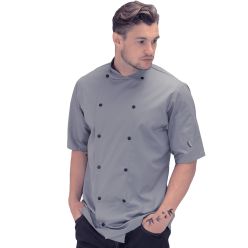 DE92 Le Chef Original Short Sleeve Black or Grey Executive Jacket