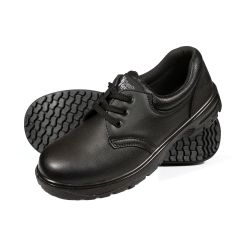 DK23 Comfort Grip Lace-Up Safety Shoe Black