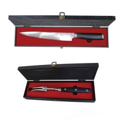 DM106 slicing knife and carving fork
