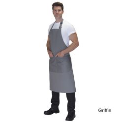 Dennys Cotton Bib Apron with pocket