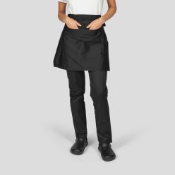 DP121, Black, Waist Apron, Polycotton