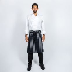 Dennys Heavyweight Striped Waist Apron