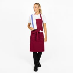 Dennys Colour Bib Apron with pocket