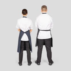 Dennys Butcher Stripe Bib Apron