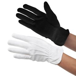 Dennys Black or White Slip Resistant Gloves