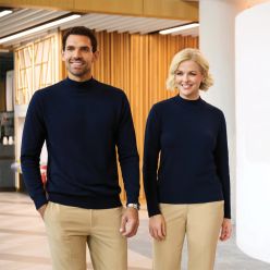 4561 BT Franklin Turtleneck Jumper Navy