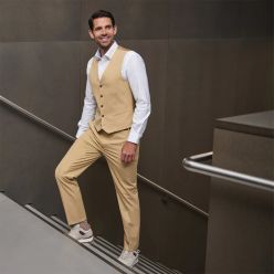 8025 BT Oliver Tailored Fit Trouser Sand