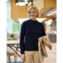 Golden Turtleneck Jumper navy