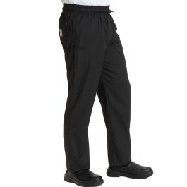 Dennys Le Chef Prep Trousers Slim Leg Sizes XS-2XL Black or Black Denim 