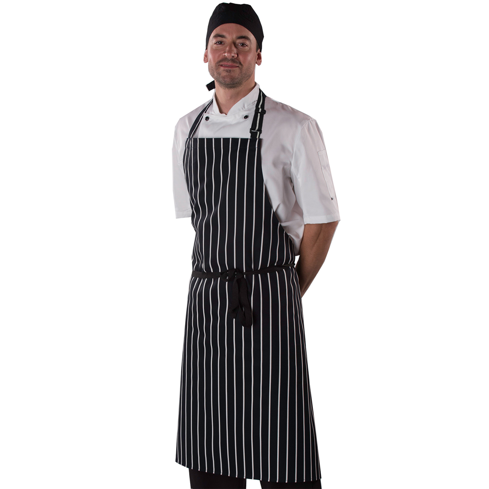 Dennys Unisex Cotton Striped Workwear Butchers Apron