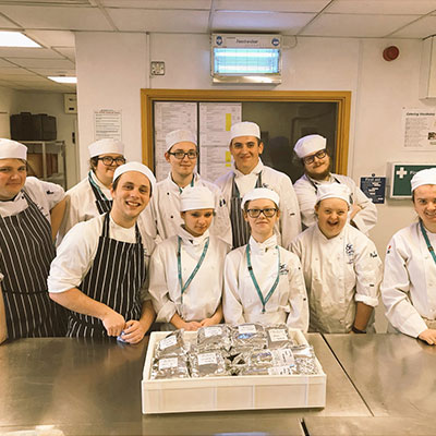 East Kent College - Training with Chef Gareth Oliver