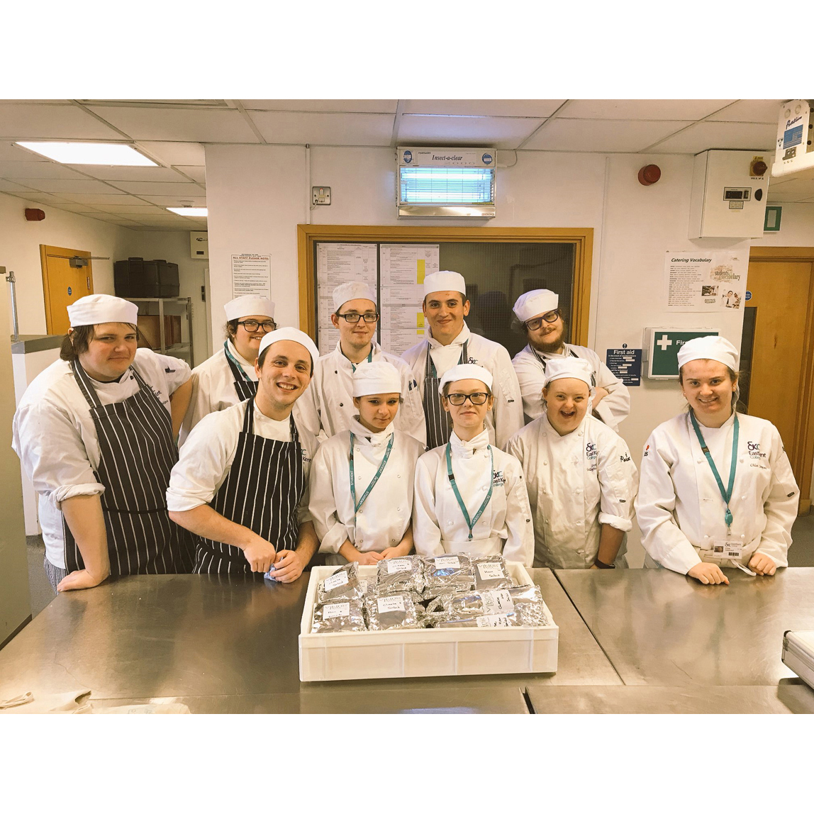 East Kent College - Training with Chef Gareth Oliver