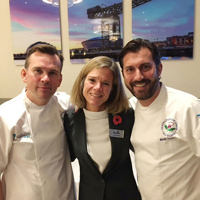 Paul Hawkins, Sally Russum and Mark Sargeant – Scottish Chefs Conference 2016