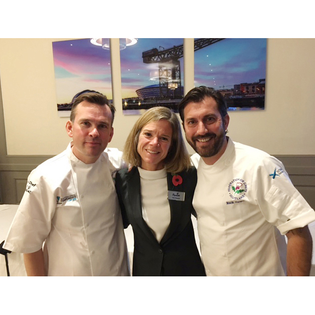 Paul Hawkins, Sally Russum and Mark Sargeant – Scottish Chefs Conference 2016