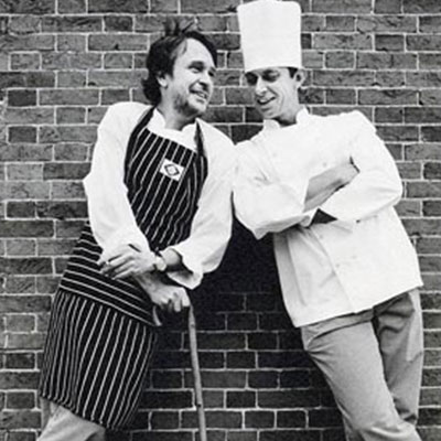 Chef Alistair Little and Chef Clive Fretwell