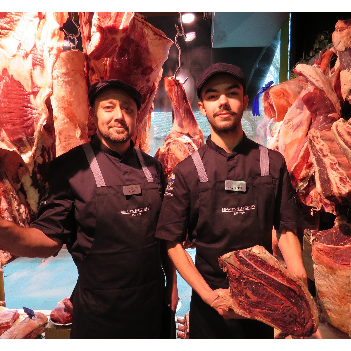 Bevan’s Butchers – Wearing Le Chef DF118C Jacket