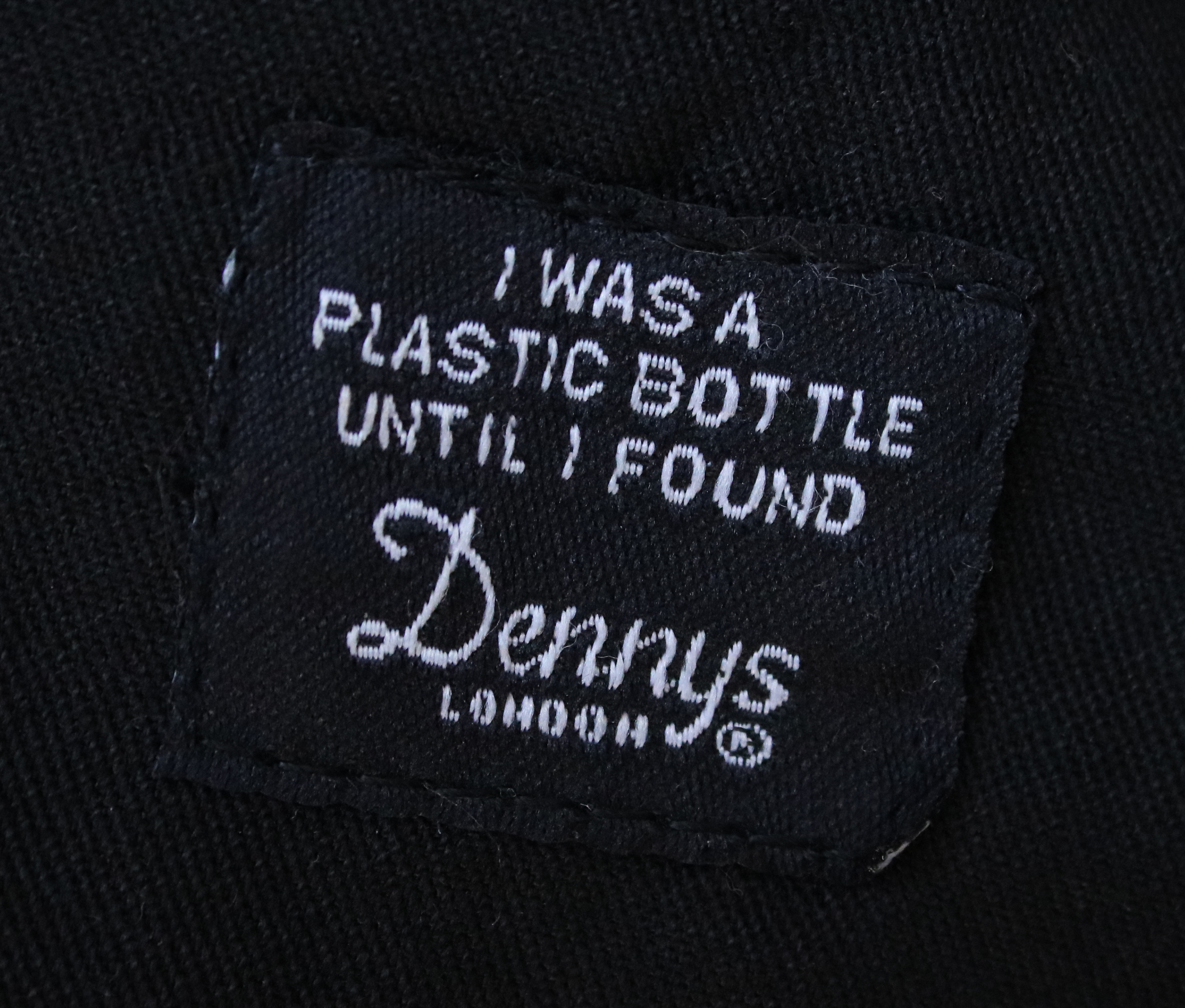 Plastic bottle label