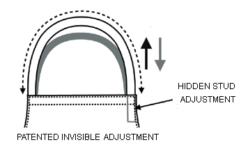 invisible adjustment halter bib apron