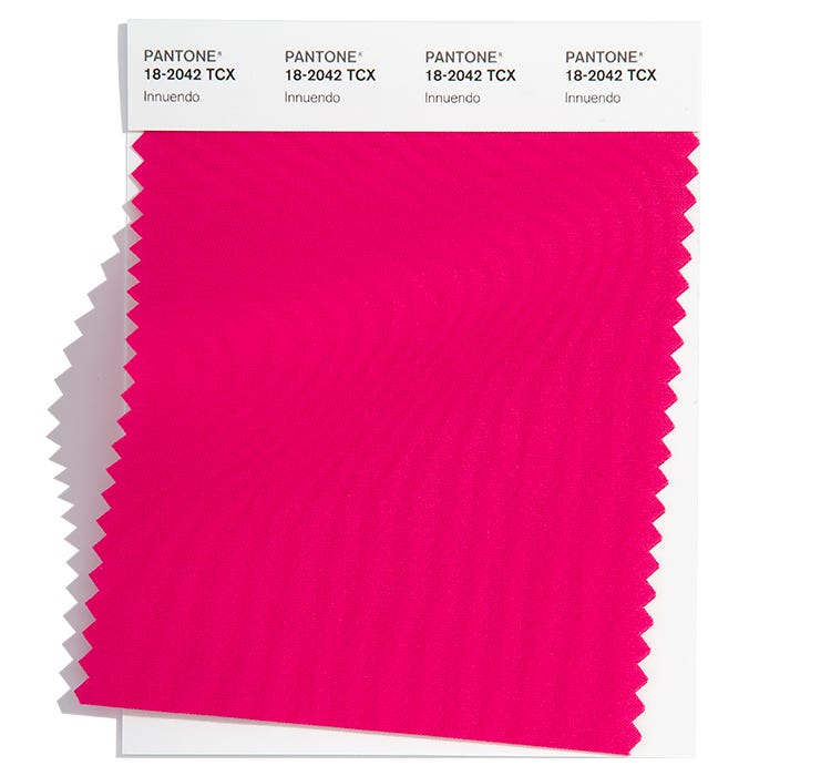 Innuendo pantone colour