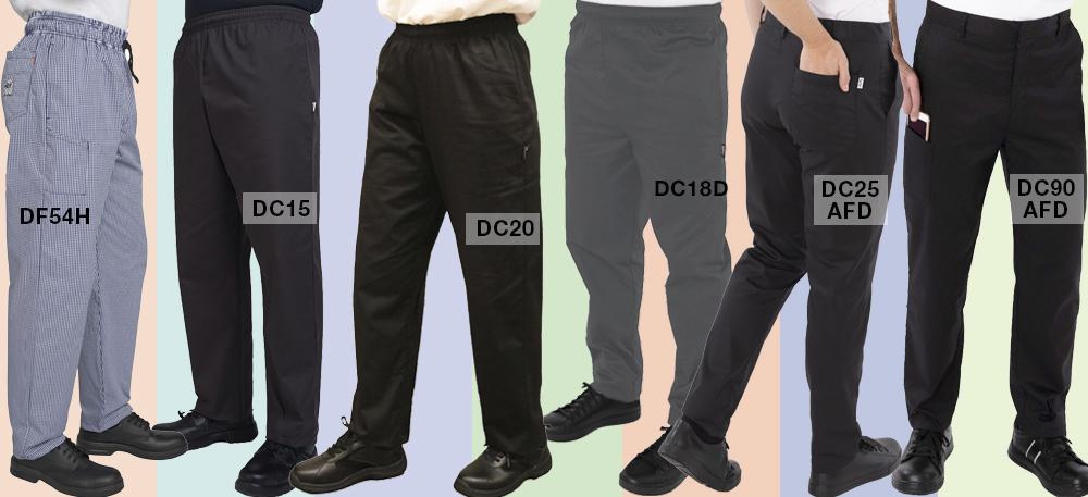 Finding your perfect pair of chef trousers