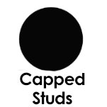Capped studs